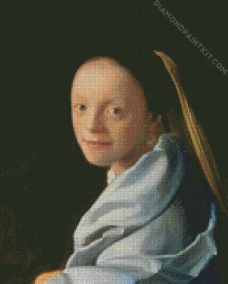 Study Of a Young Woman Vermeer diamond painting