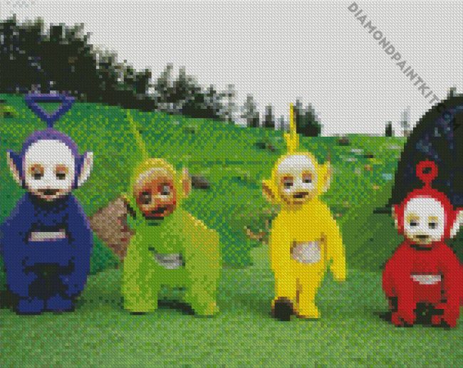 Teletubbies diamond painting