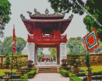 Temple Of Literature Vietnam diamond painting