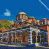 The Monastery Of Saint Ivan Of Rila Bulgaria diamond painting