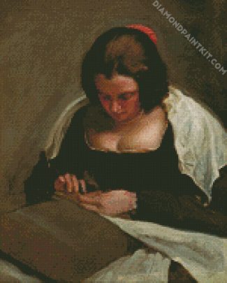 The Needle Woman Velazquez diamond painting