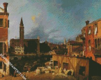 The Stonemason S Yard Canaletto diamond painting