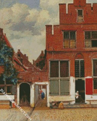 The Little Street By Vermeer diamond painting