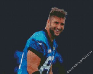 Tim Tebow Footballer diamond painting