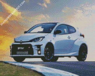 Toyota Gr Yaris diamond painting