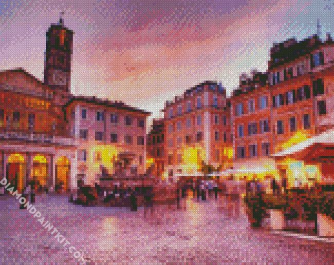 Trastevere diamond painting