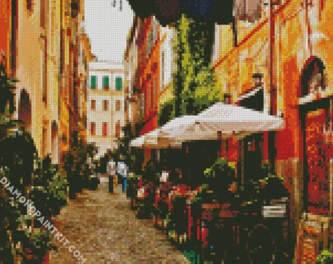 Trastevere Italy Europe diamond painting