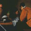 Two Young Men Eating At Humble Table By Velazquez diamond painting