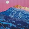 Utah Snowy Mountains diamond painting