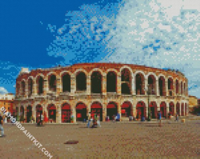 Verona Arena Italy diamond painting