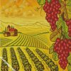 Vineyard Illustration diamond painting