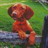 Vizsla Dog Breed diamond painting