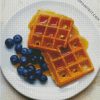 Waffle And Blueberries diamond painting