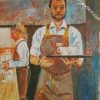 Waiter Art diamond painting