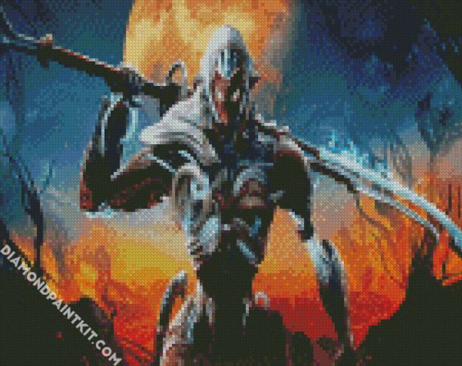 Warframe diamond painting