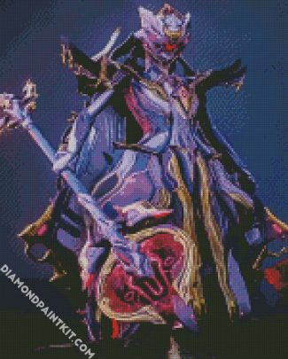 Warframe Video Game Character diamond painting