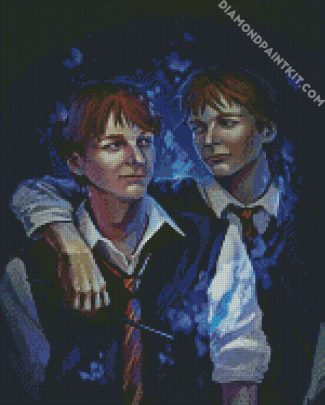 Weasley Twins diamond painting