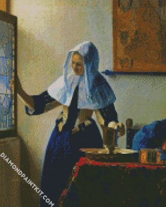 Woman With a Water Jug By Vermeer diamond painting