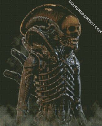 Xenomorph diamond painting