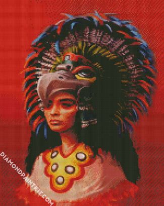 Xochiquetzal Woman diamond painting