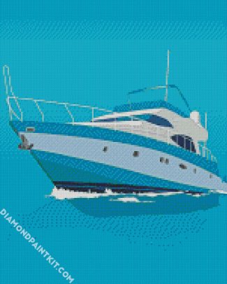 Yacht diamond painting