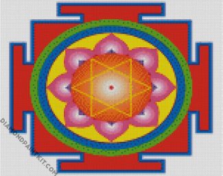 Yantra diamond painting