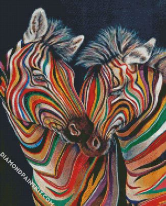 Zeebras Couple diamond painting