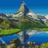 Zermatt Landscape diamond painting