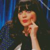 Zooey Deschanel diamond painting