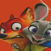 Zootropolis Movie diamond painting