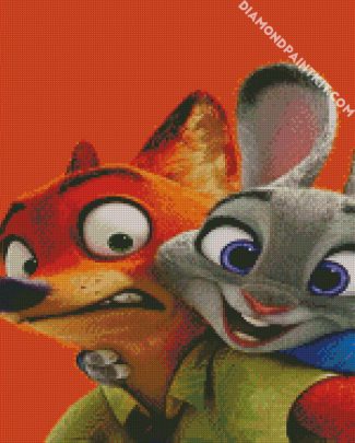 Zootropolis Movie diamond painting