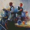 Abstract Waiters diamond painting