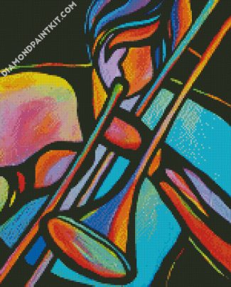 Abstract Musician diamond painting