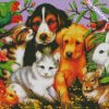 Adorable Pets diamond painting