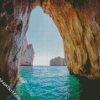 Aesthetic Blue Grotto Capri diamond painting