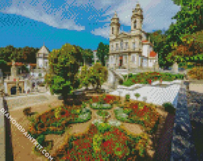 Aesthetic Bom Jesus Do Monte Braga diamond painting