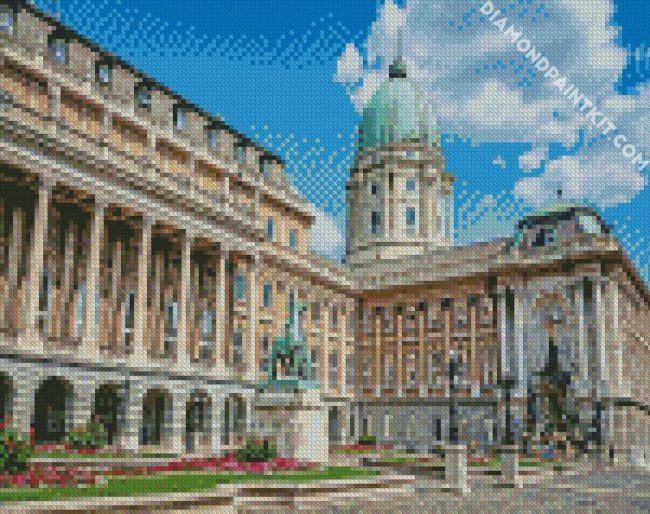 Aesthetic Buda Castle diamond painting