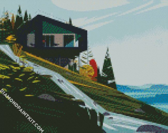 Aesthetic Cabin diamond painting