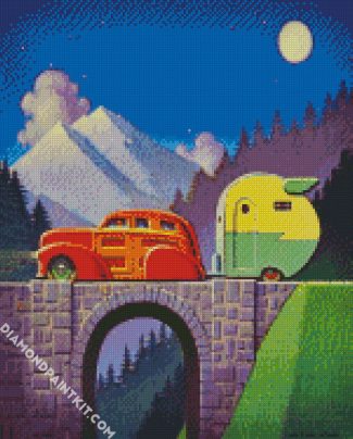 Aesthetic Camping diamond painting