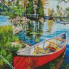 Aesthetic Canoeing art diamond painting