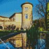 Aesthetic Chateau De Mouans Sartoux Cannes diamond painting