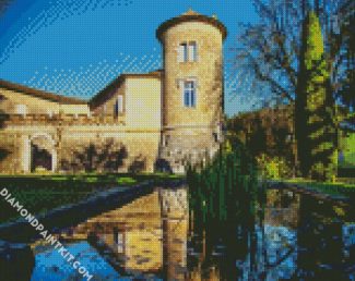 Aesthetic Chateau De Mouans Sartoux Cannes diamond painting