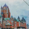 Aesthetic Fairmont Le Chateau Frontenac Canada diamond painting