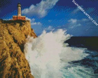 Aesthetic Faro Di Punta Carena diamond painting