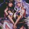 Aesthetic Gemini Girls diamond painting