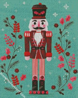 Aesthetic Nutcracker diamond painting