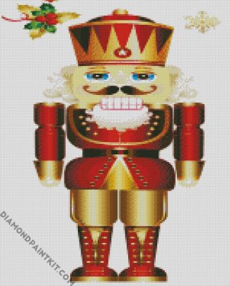 Aesthetic Nutcracker Illustration diamond painting