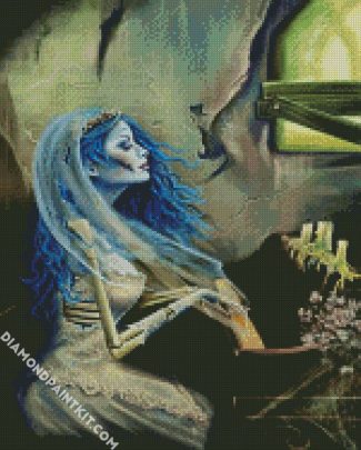 Aesthetic The Corpse Bride diamond painting