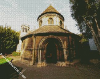 Aesthetic The Round Church Cambridgeshire diamond painting