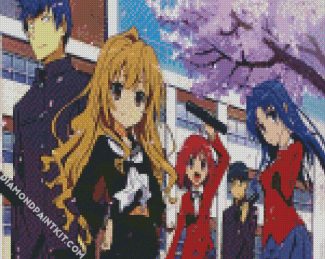 Aesthetic Toradora Anime diamond painting